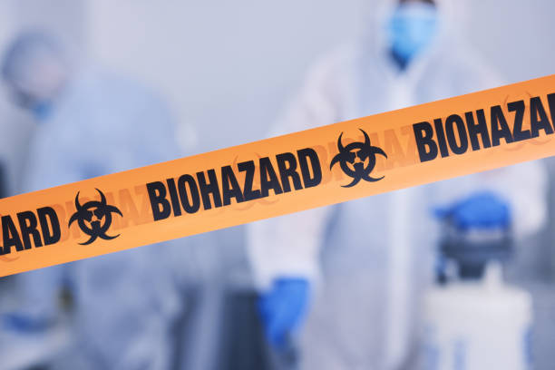 Professional Biohazard Cleanup technician working in Seaside, OR